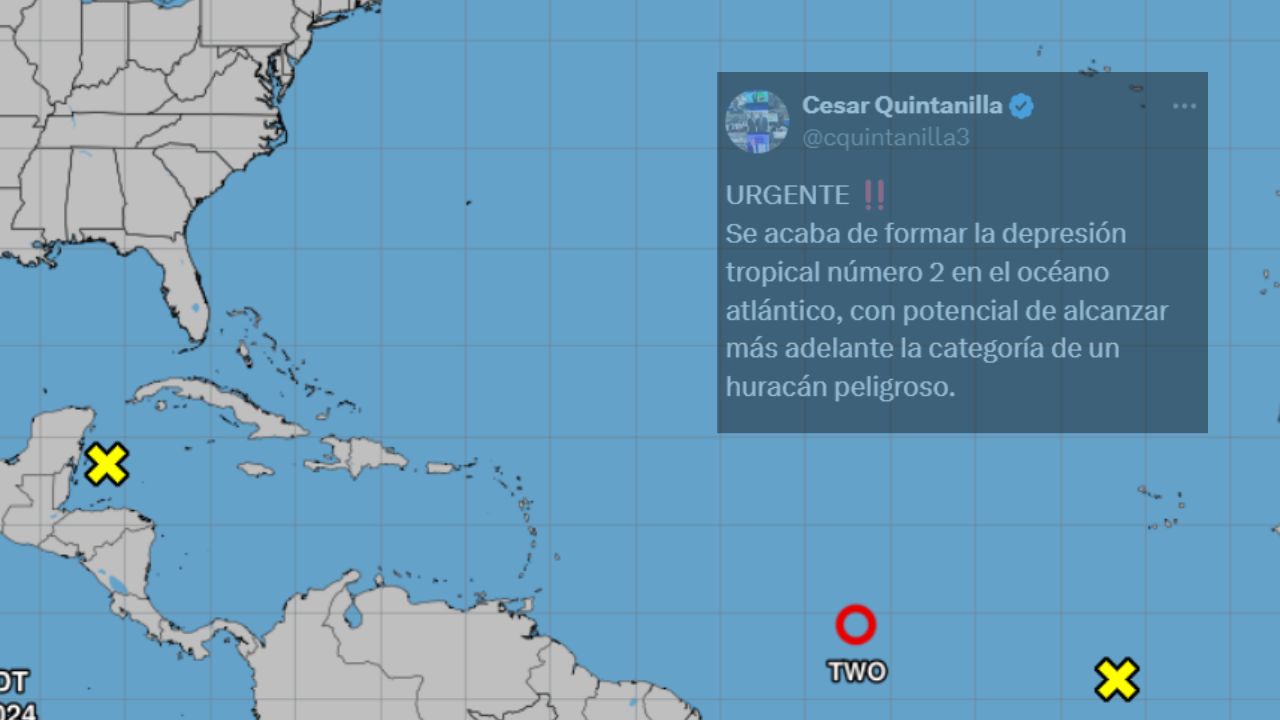 Confirman formación de tormenta tropical Beryl en el Caribe