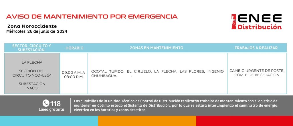 Lista de colonias que no tendrán luz mañana