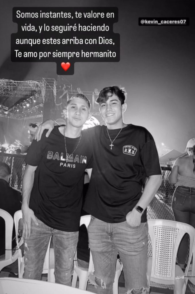 Muere primo de Mía Cáceres 