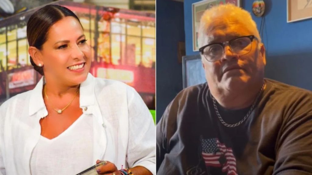 Edith Massola viendo de lado y Carlos Massola mirando al frente