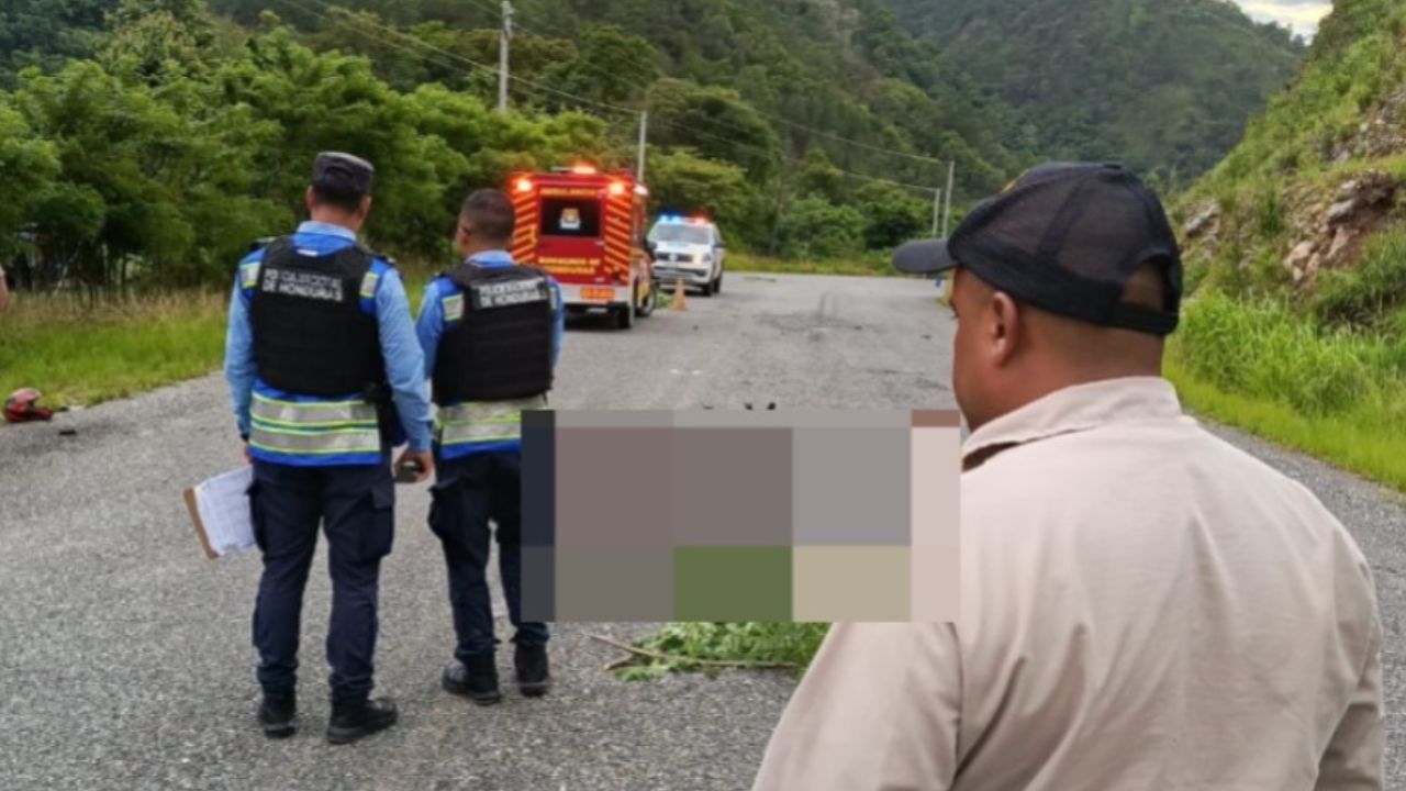 Dos personas mueren en accidente vial a bordo de una moto en Yoro