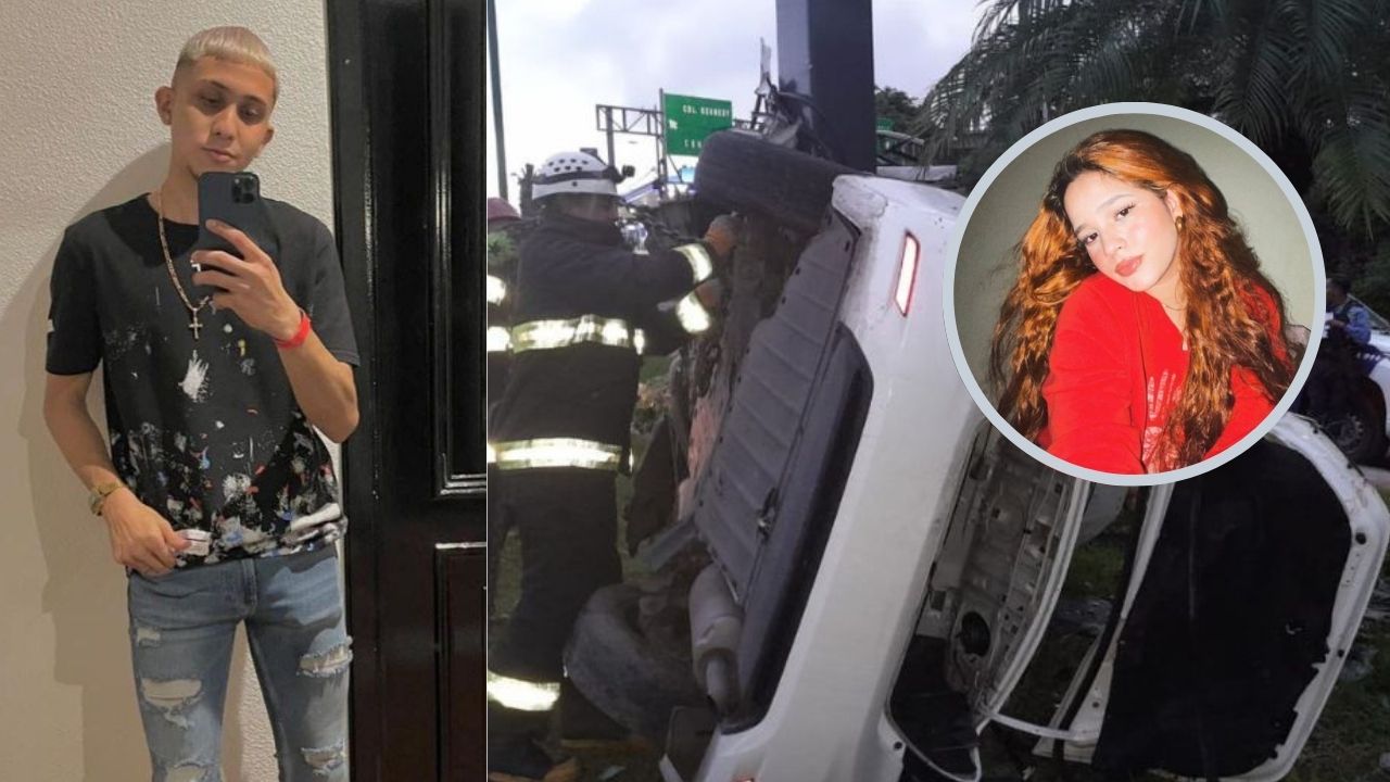 Muere primo de Mía Cáceres tras días de agonía luego del aparatoso accidente en Tegucigalpa
