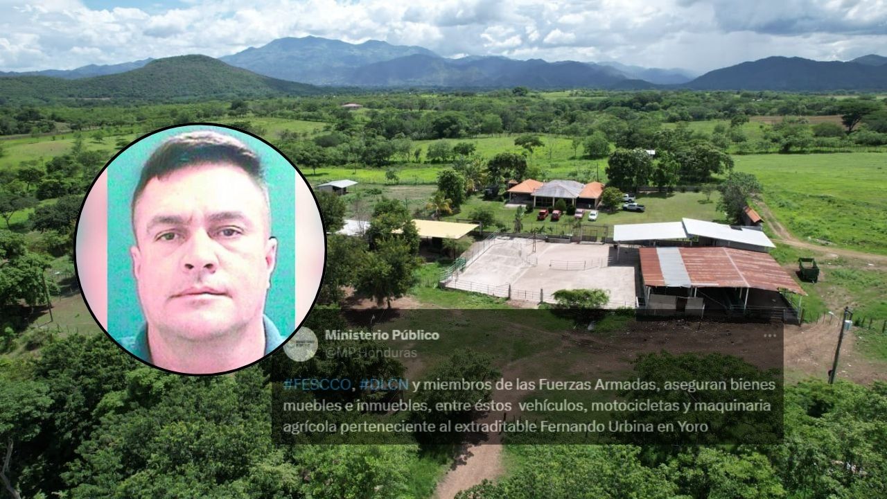 Aseguran en Yoro bienes de extraditable Fernando Urbina