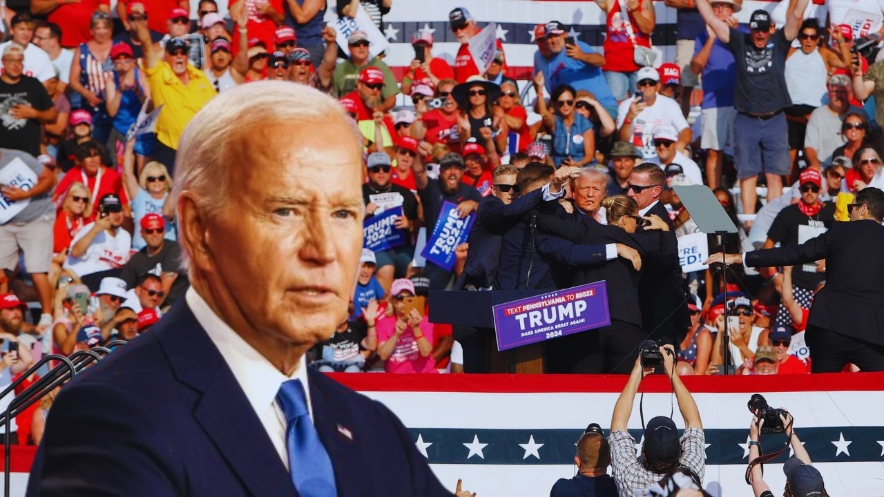 Biden habla por teléfono con Trump después de haber sido tiroteado en un mitin
