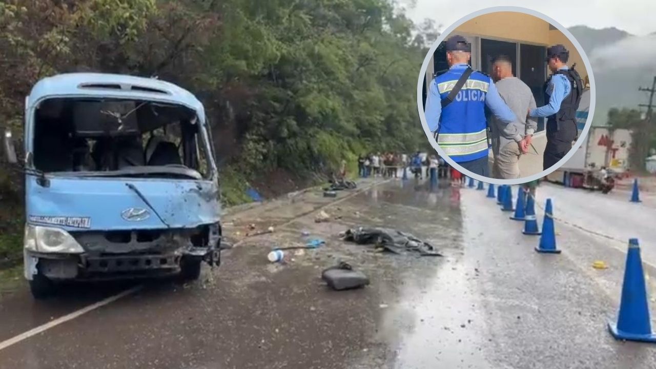 Capturan a conductor de 'rapidito' que provocó muerte de dos mujeres y un niño en Taulabé