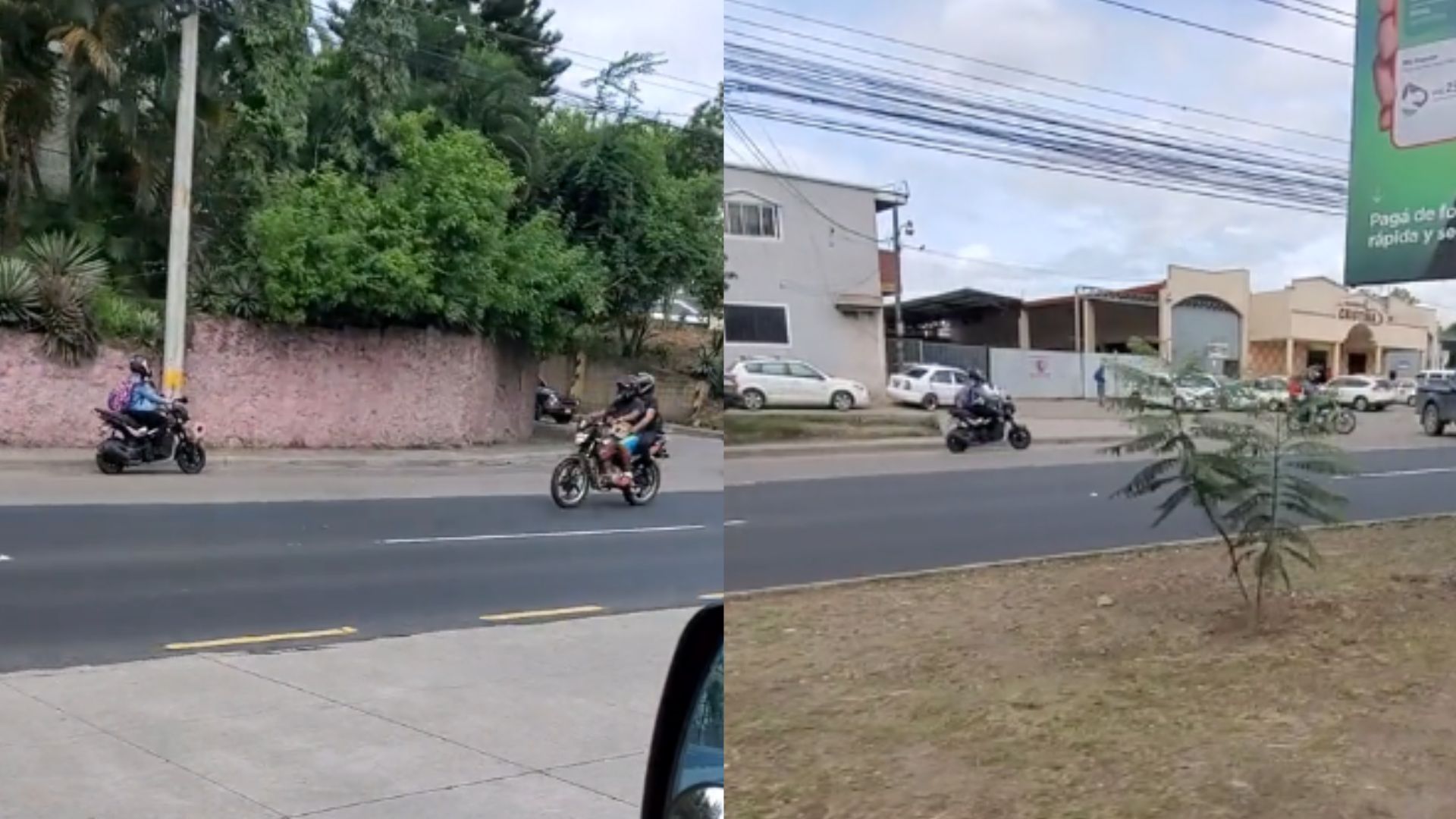 Captan a conductora de motocicleta en contravía en el bulevar FF. AA.