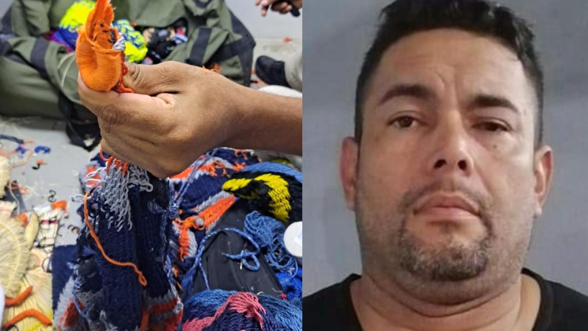 Cae hondureño que llevaba droga en hamacas a España