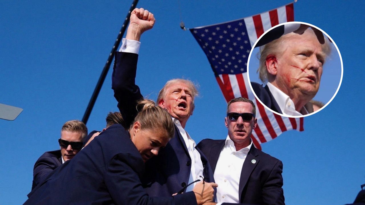 Evacúan a Trump de mitin en Pensilvania después de tiroteo del que habría salido herido