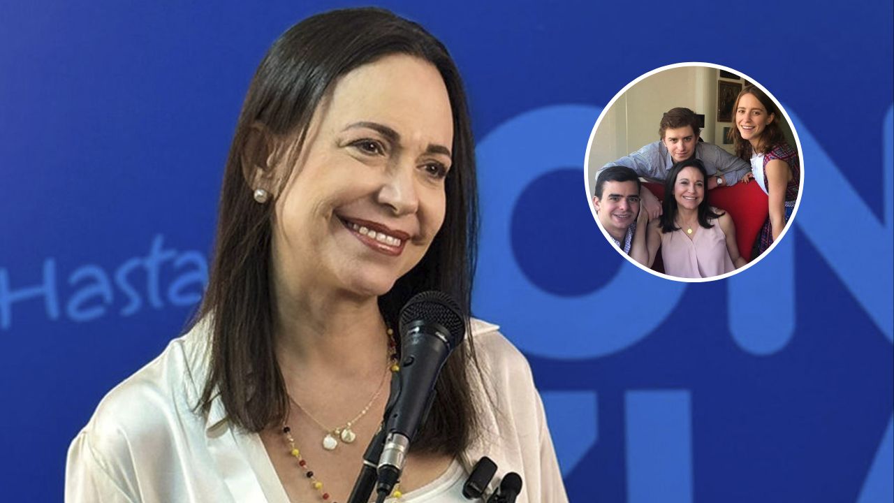 ¿Dónde viven los hijos de María Corina Machado? ¿Por qué no residen en Venezuela?