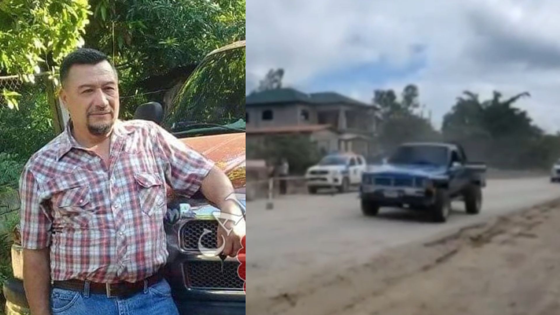 Hallan a hombre muerto adentro de su vehículo en Ocotepeque; tenía una pistola en sus manos