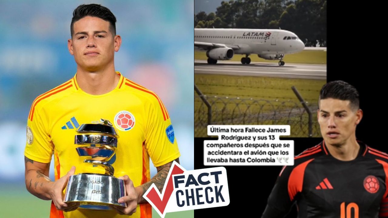 ¿Fallece James Rodríguez? ¿Es verdad que murió en un accidente?