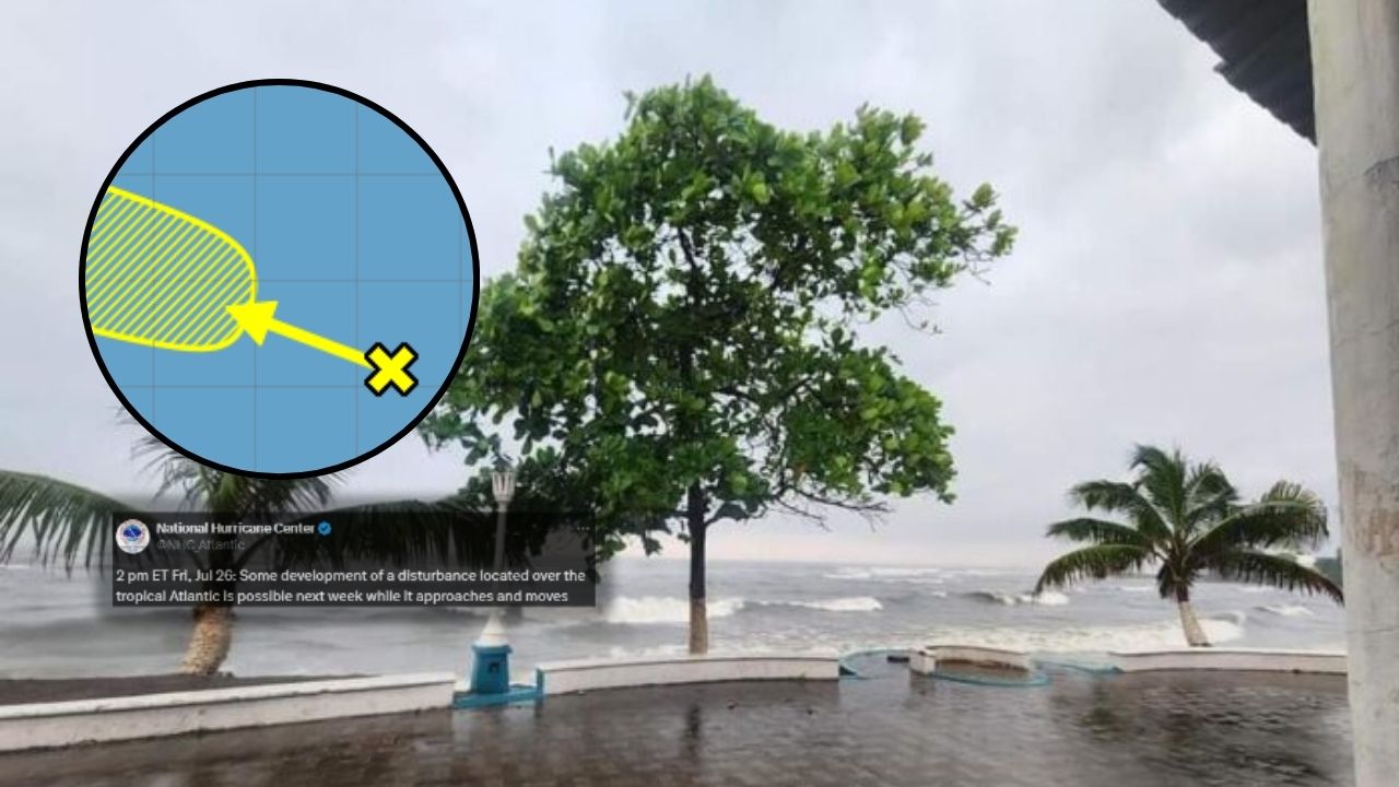 NHC advierte sobre posible formación de fenómeno tropical en el Atlántico