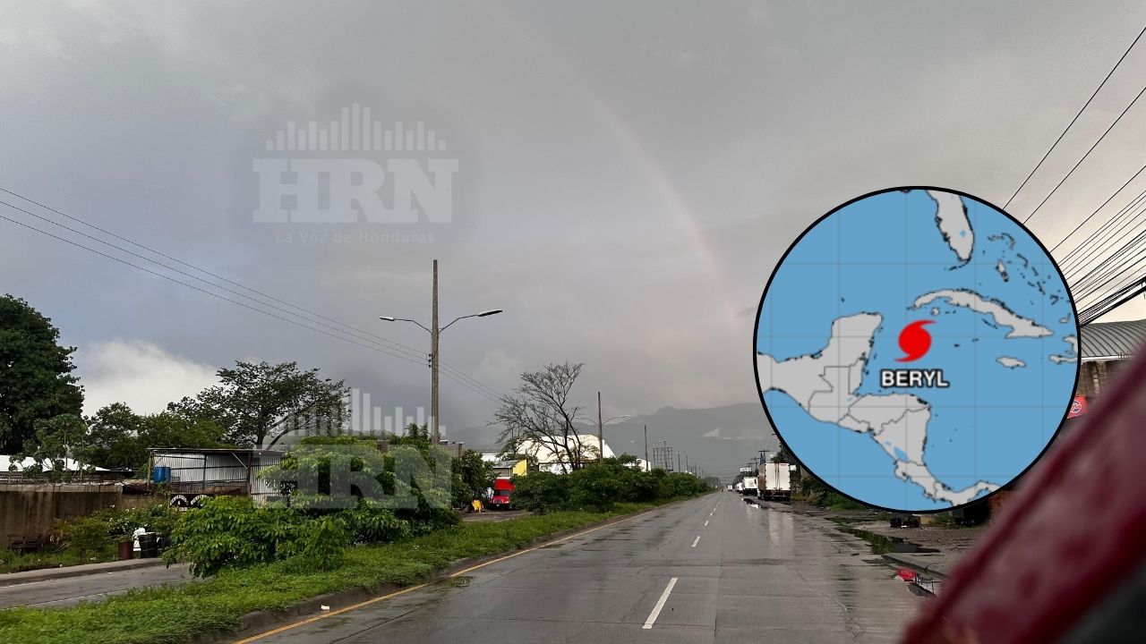 Huracán Beryl se degrada a categoría 2 cerca de llegar a Honduras