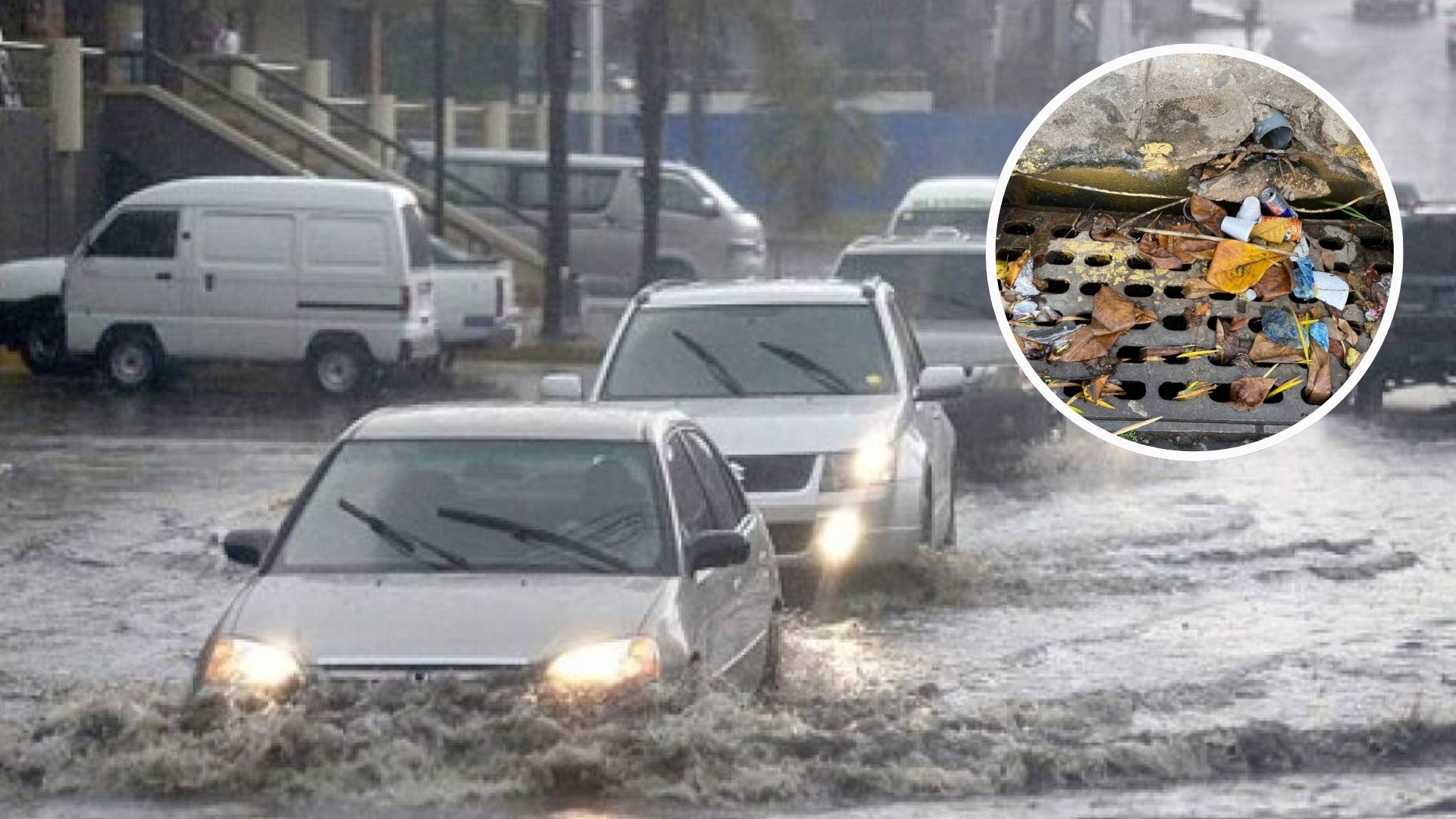 Tragantes de agua llenos de basura, el principal causante de inundaciones en la capital, dice AMDC
