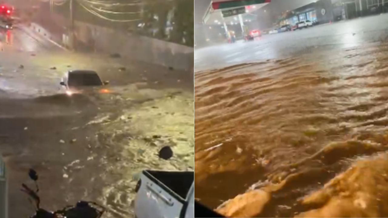Capital hondureña, nuevamente inundada por las lluvias