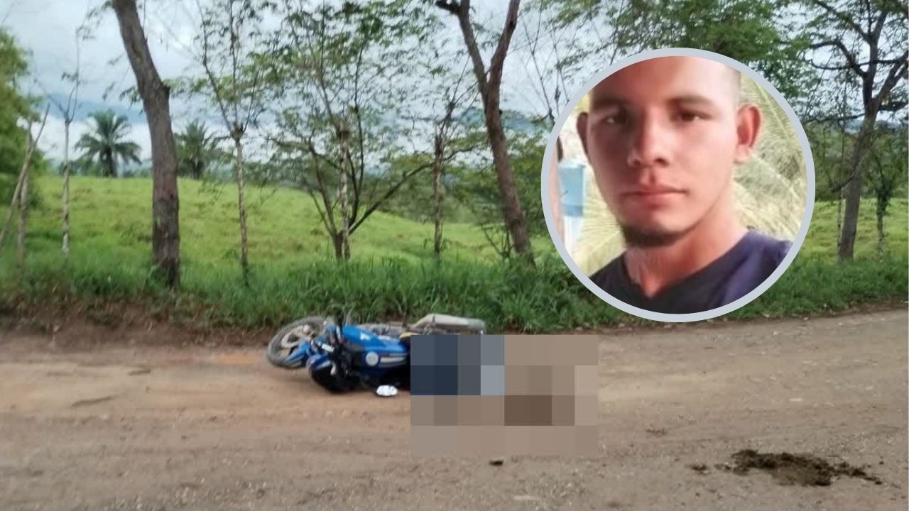 Matan a joven cuando iba en moto para su trabajo en Colón