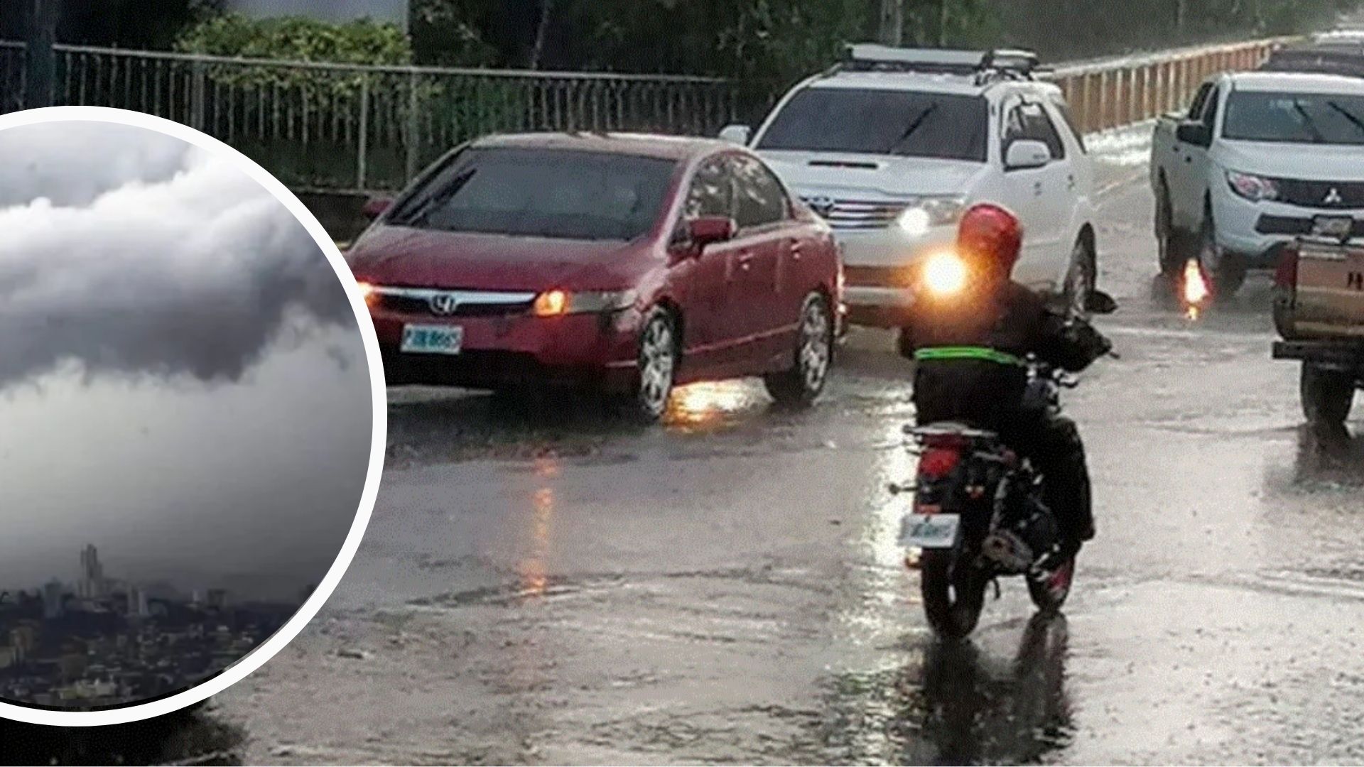 Zonas de Honduras donde lloverá este miércoles en la tarde y noche