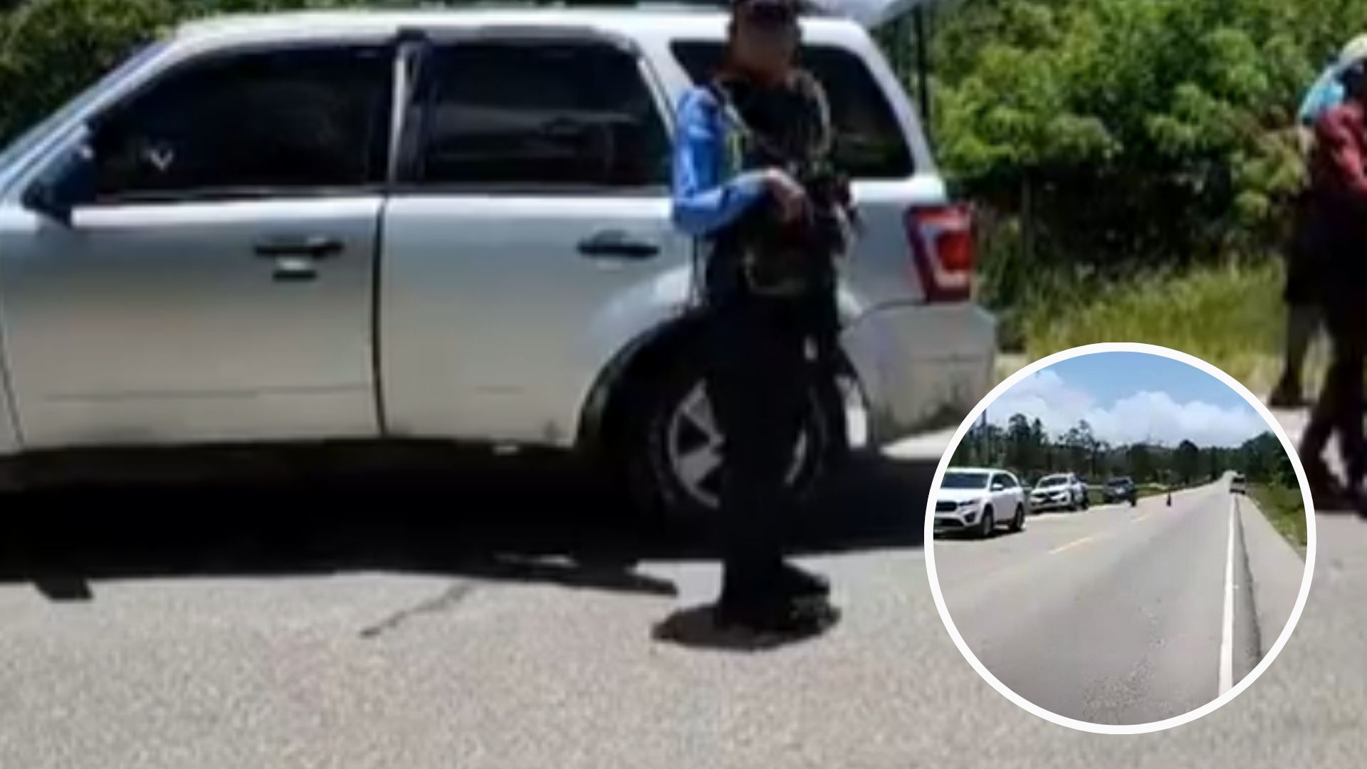 Asesinan a tres personas dentro de un camioneta en Talanga, tras dar 'aventón' a un hombre
