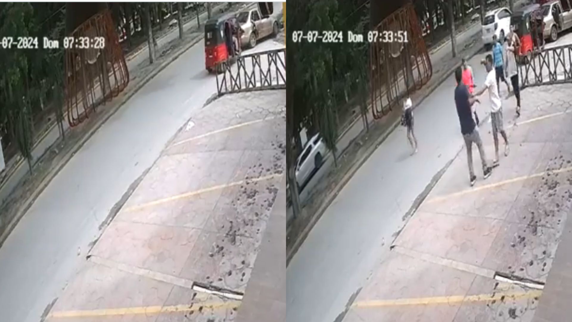 Así fue el momento en que mototaxista fue asesinado con un bate en San Pedro Sula