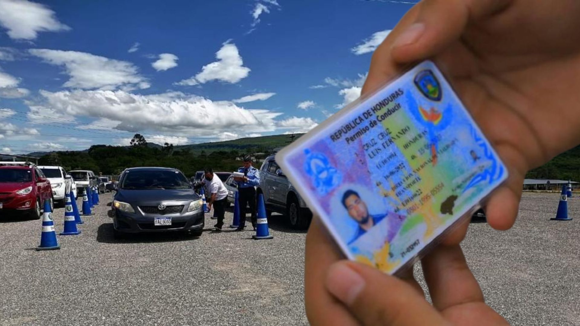 Material para imprimir licencias de conducir en físico está disponible en el sur de Honduras