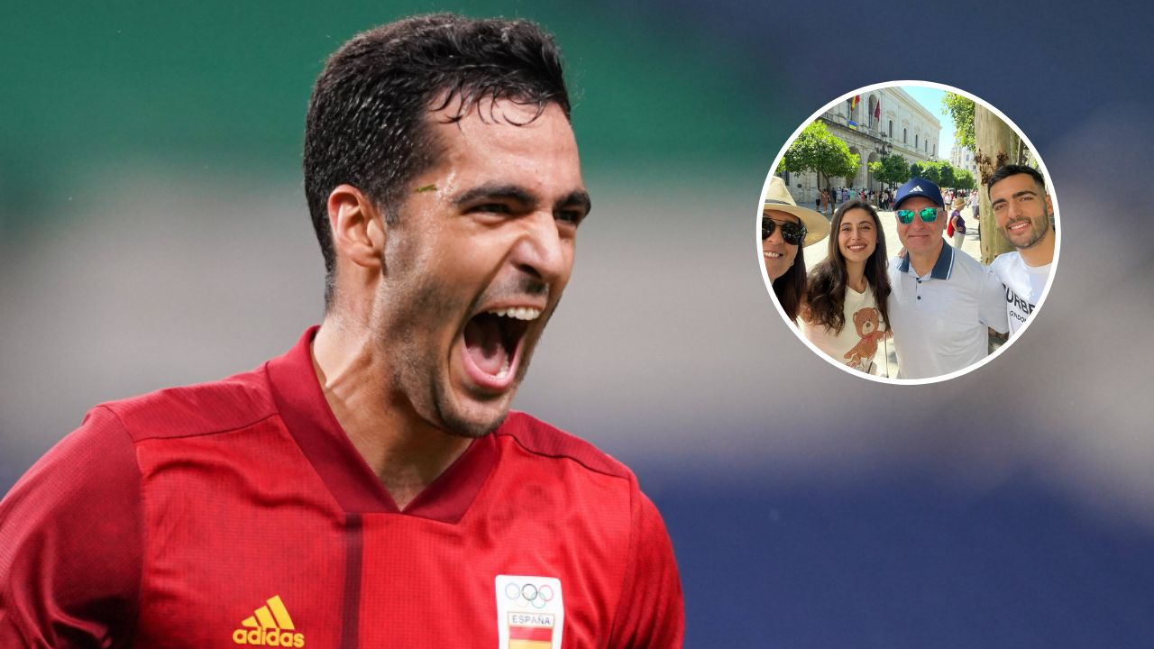 Mikel Merino padres: madre y padre del futbolista español