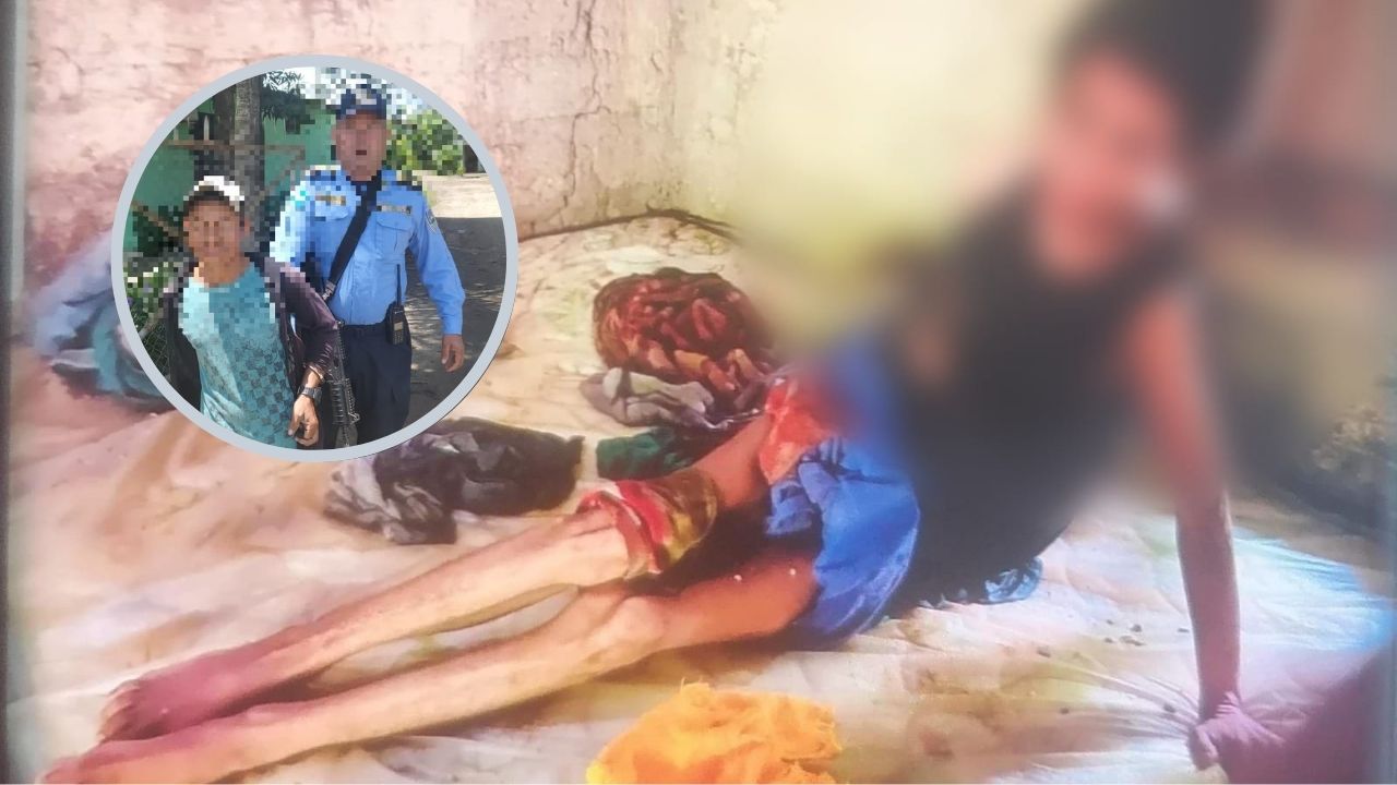 En recuperación hondureña con desnutrición por cautiverio de su esposo