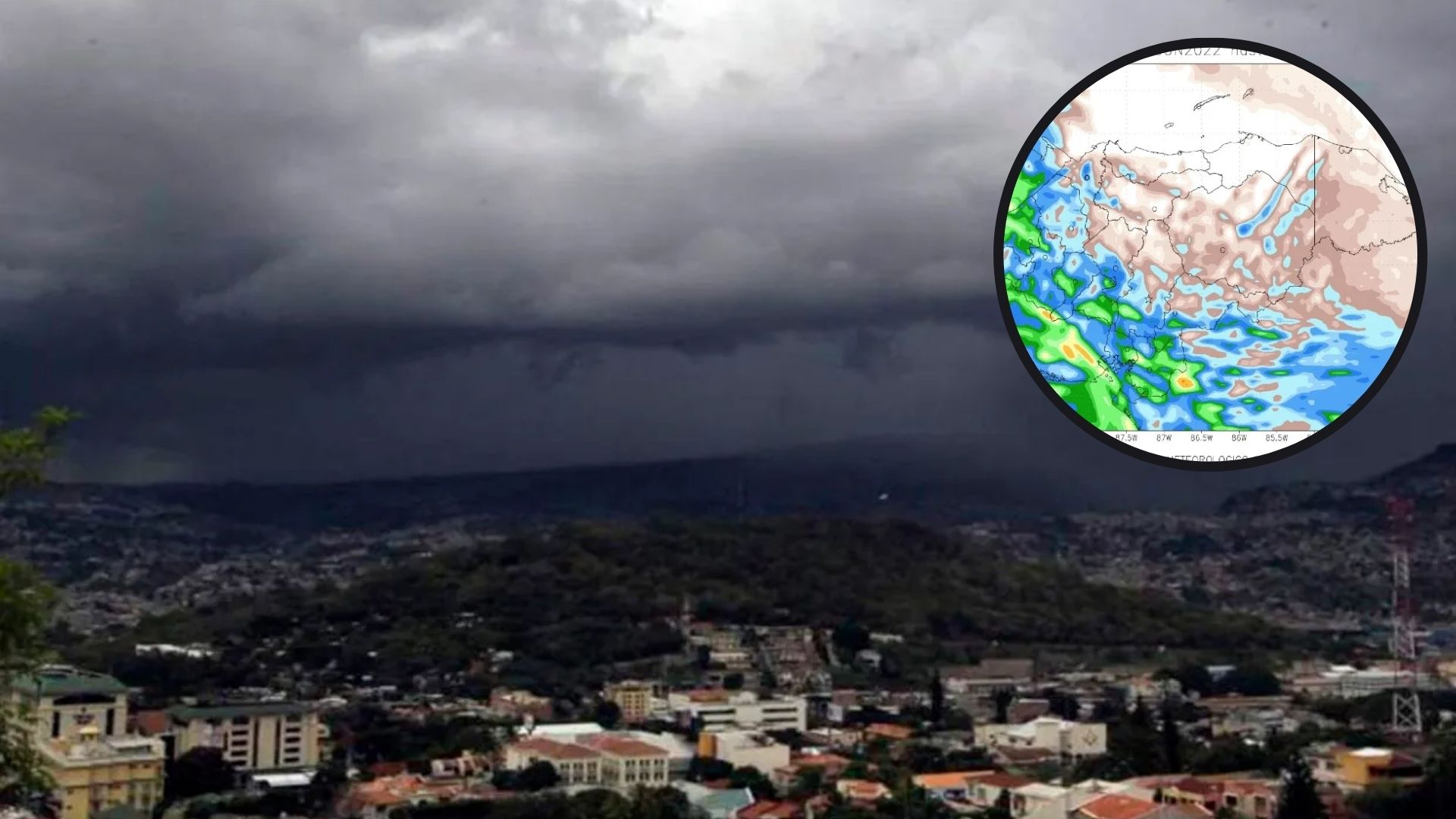Onda tropical traerá lluvias a varias zonas de Honduras este martes