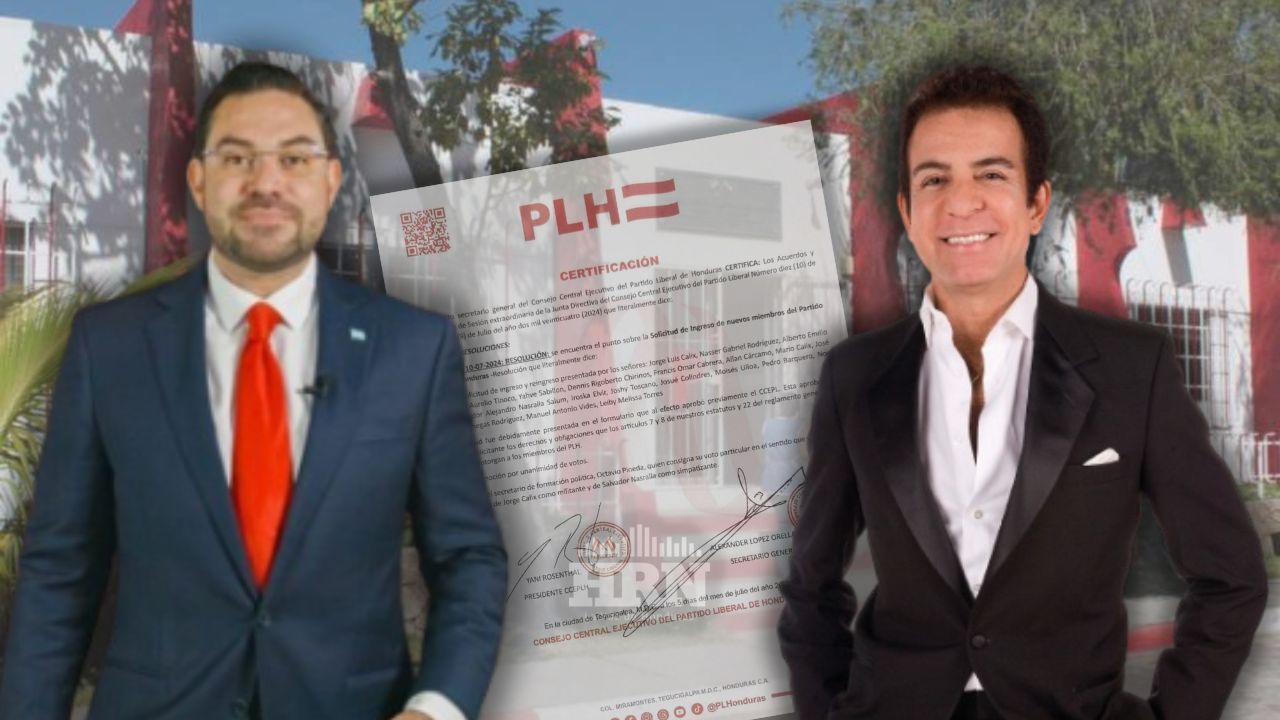 Partido Liberal recibe en sus filas a Salvador Nasralla y a Jorge Cálix