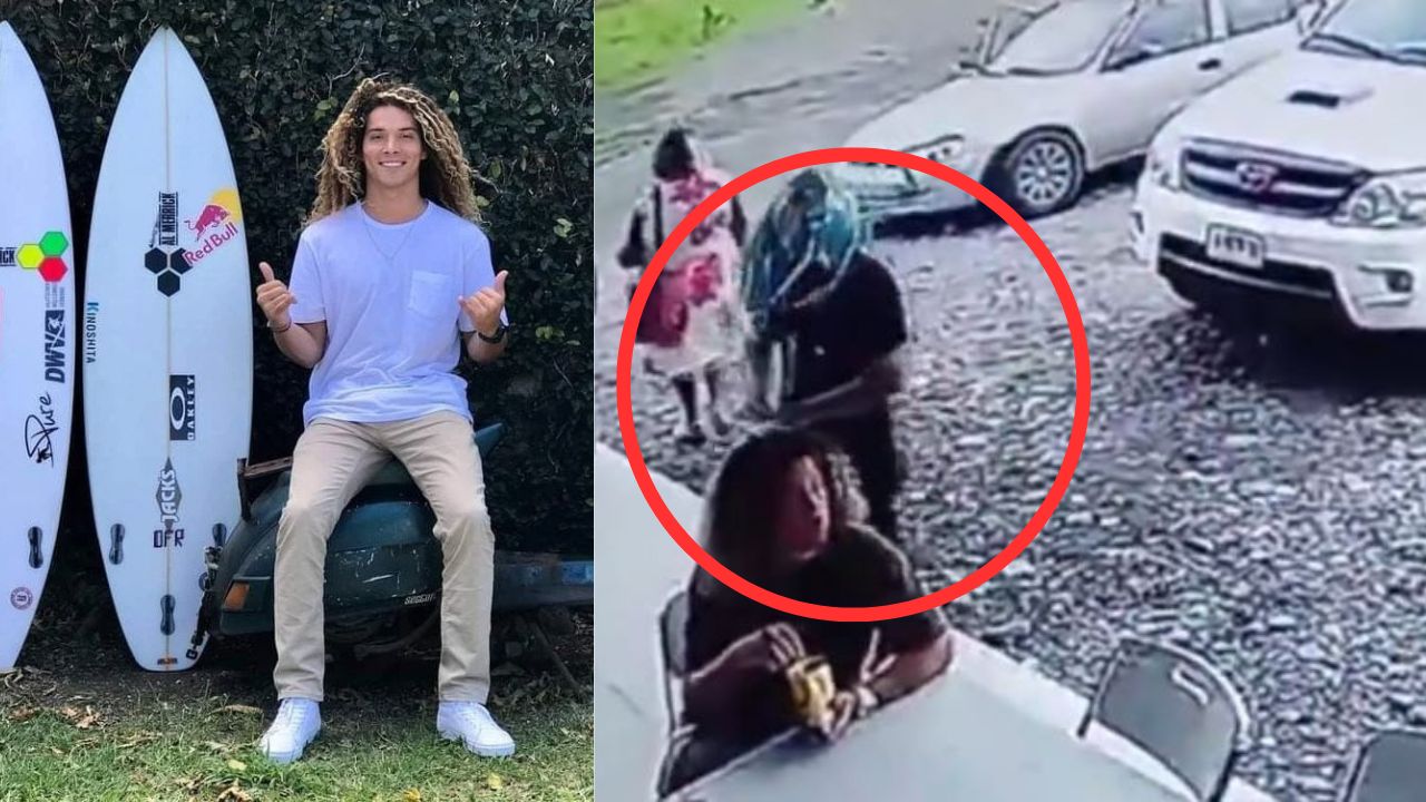 Cámara capta cuando sicario llega a matar a joven en un mercado en Costa Rica