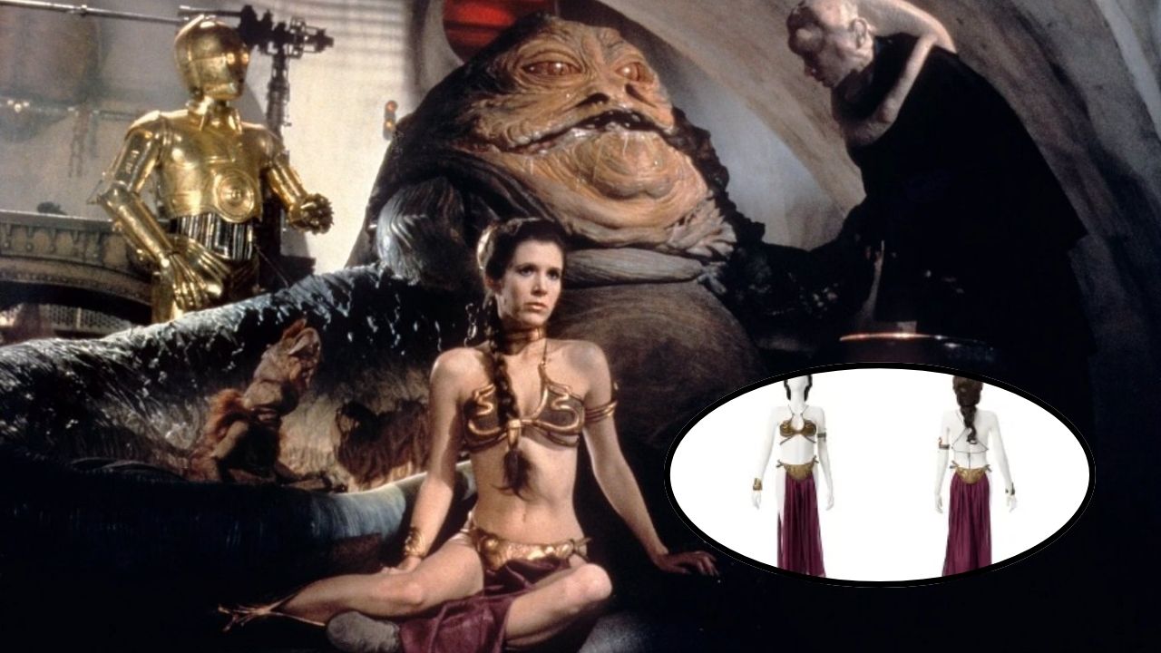 Venden en subasta Bikini dorado de Princesa Leia en 'Star Wars' por varios millones de lempiras