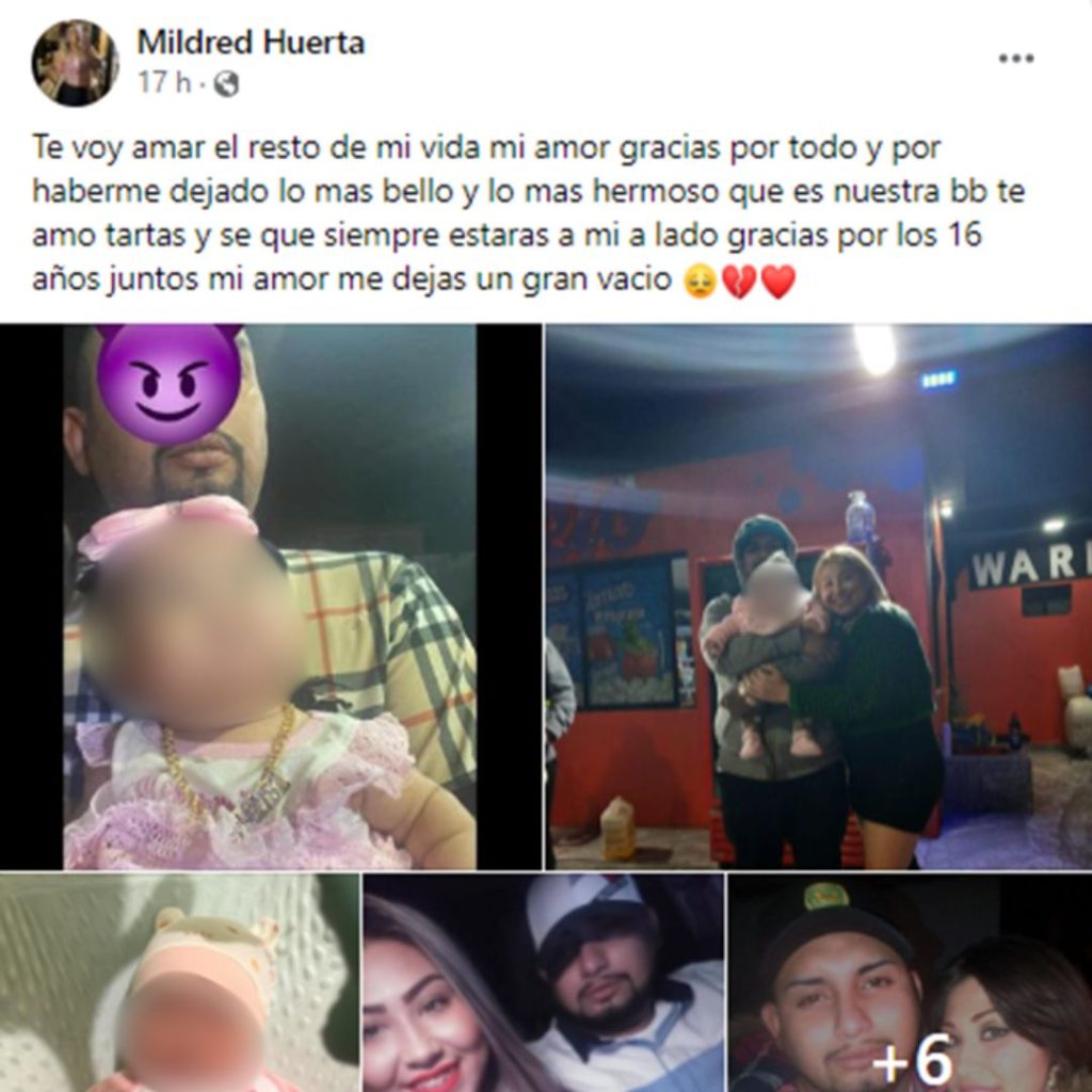 Captura de pantalla en la que se lee lo expresado por la pareja de El Tartas