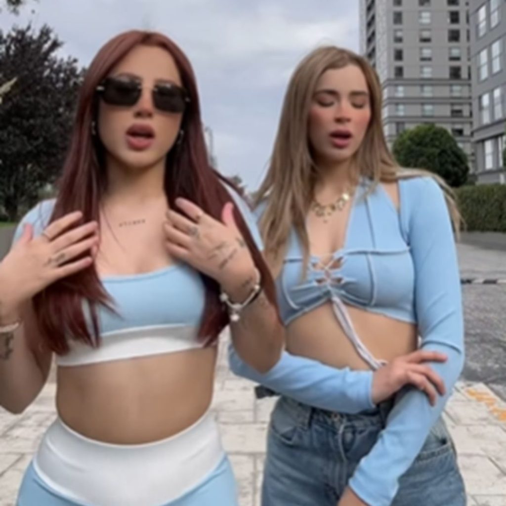 Fer Durán y Carol Castro bailando