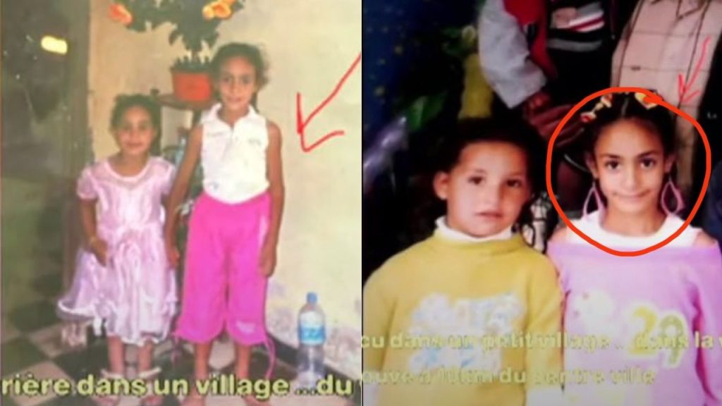 Dos fotografías de Imane Khelif cuando eran niñas