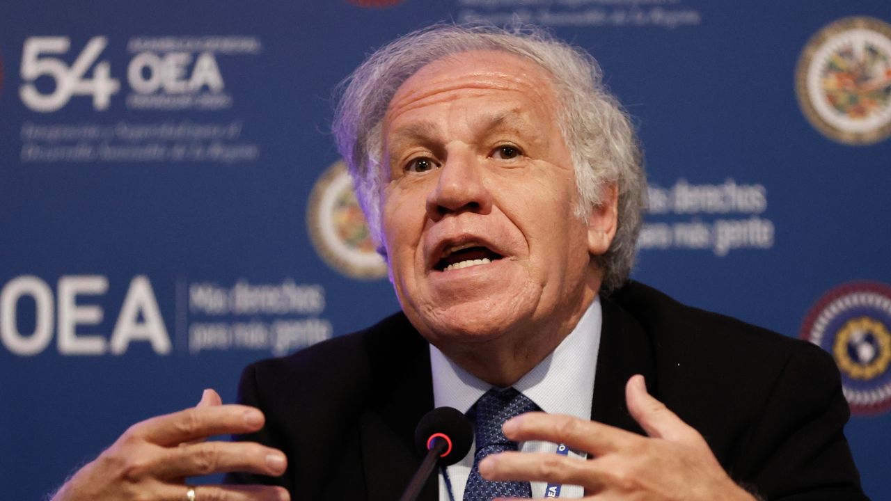 Almagro señala que CNE y TSJ de Venezuela han actuado con 'total opacidad'