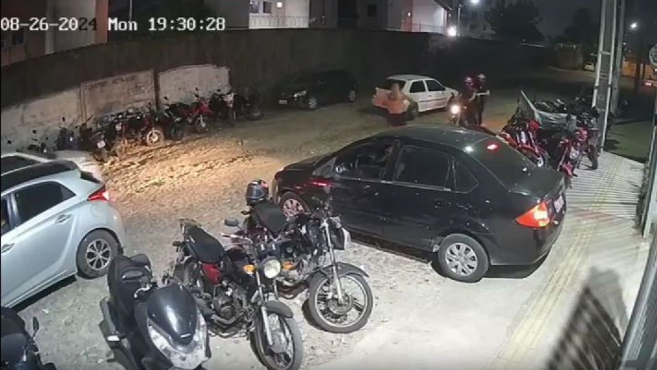 Video muestra momento que le quitan la vida a pareja dentro de su auto en Brasil