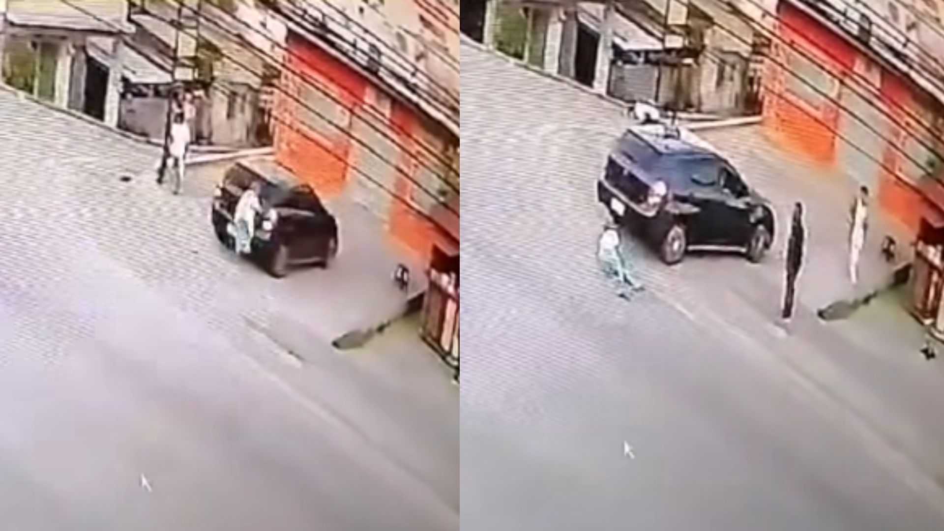 Video capta momento en que vehículo atropella a señora de la tercera edad en Copán