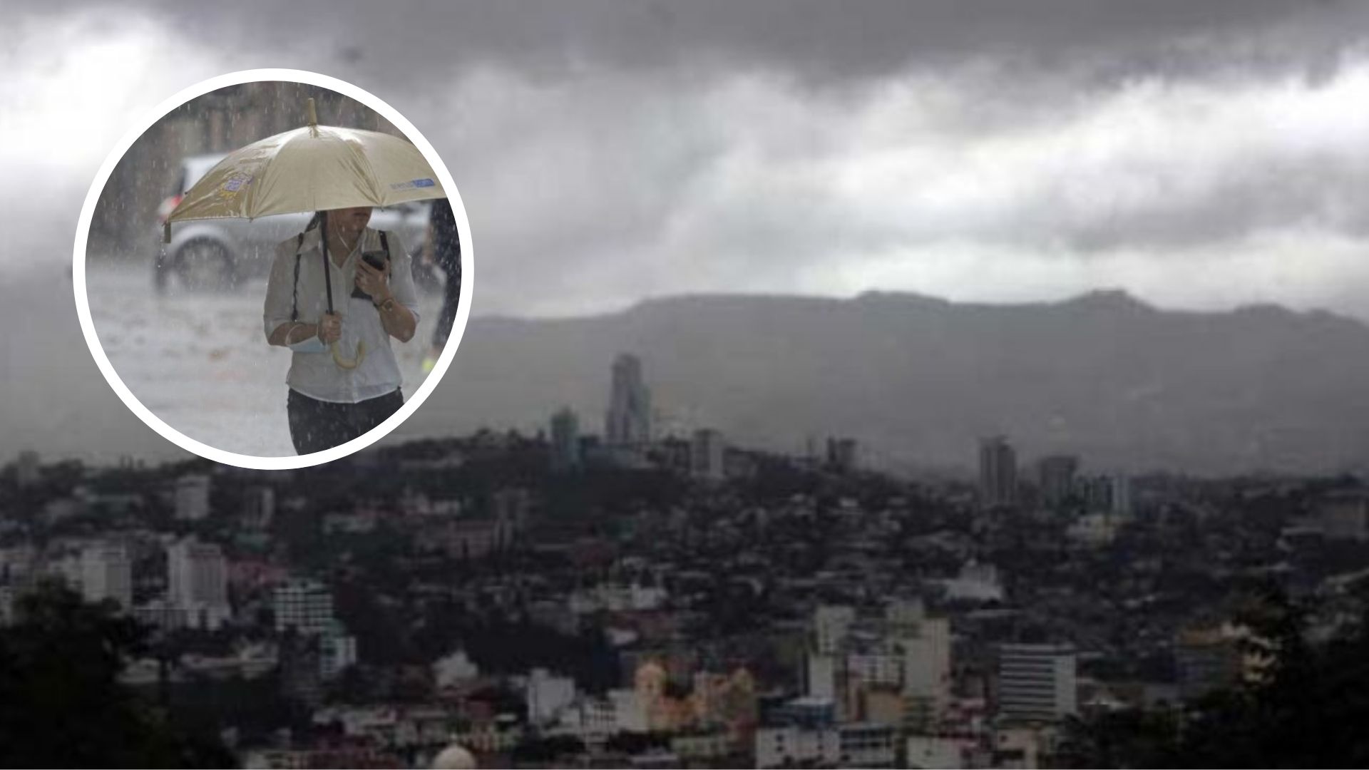 Lluvias y chubascos pronostican este domingo en la mayor parte de Honduras