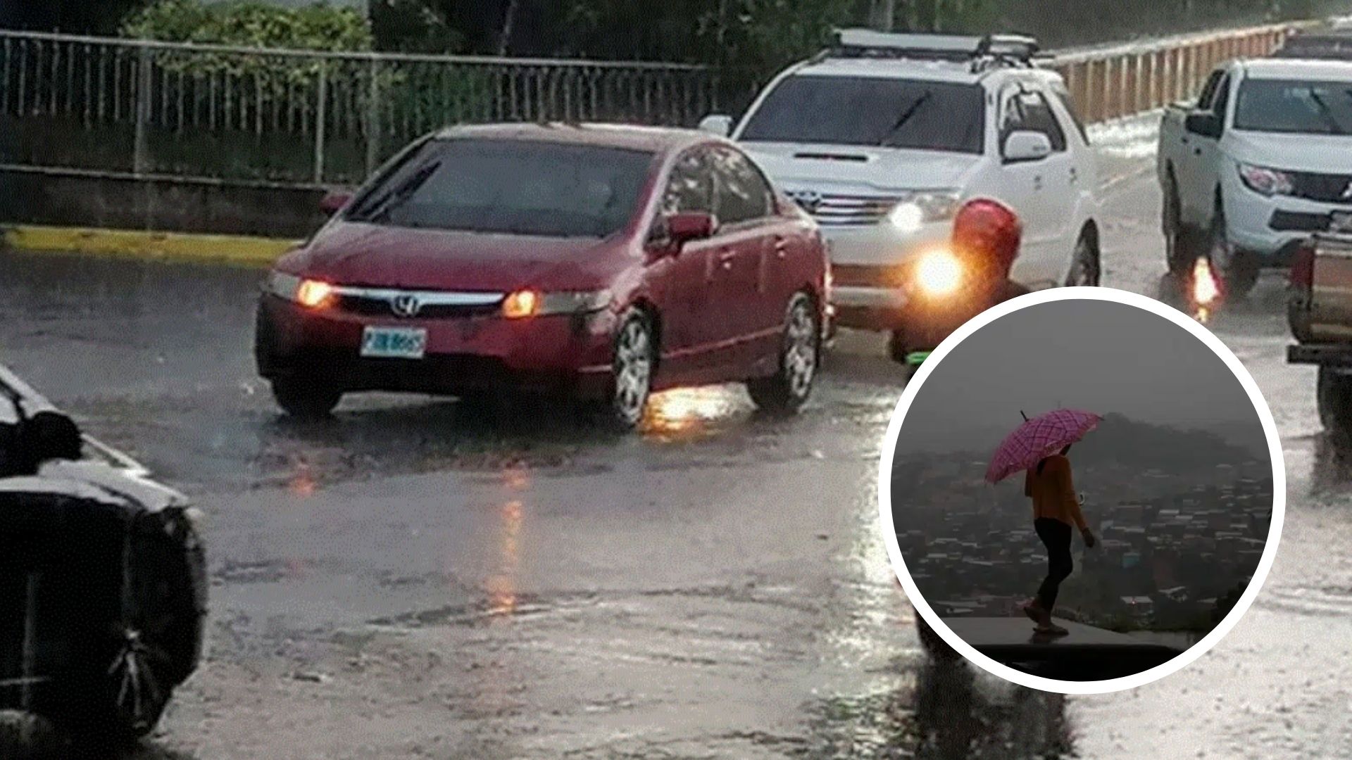 Zonas donde hay pronóstico de lluvias este viernes en Honduras