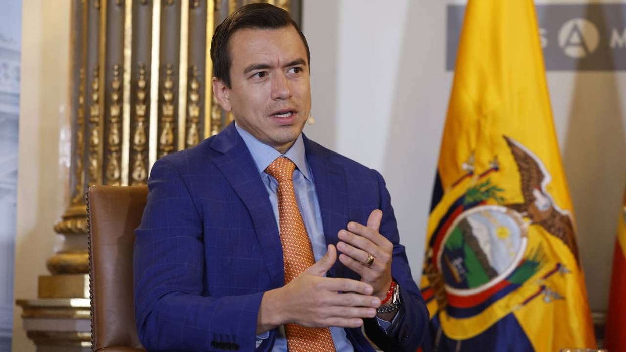 Movimiento oficialista de Ecuador designa a Noboa para buscar la reelección en 2025