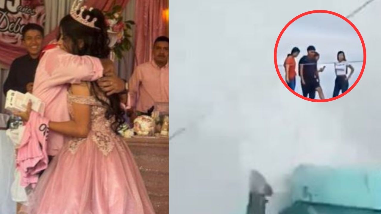 Revelan video de últimos instantes de vida de quinceañera electrocutada en terraza
