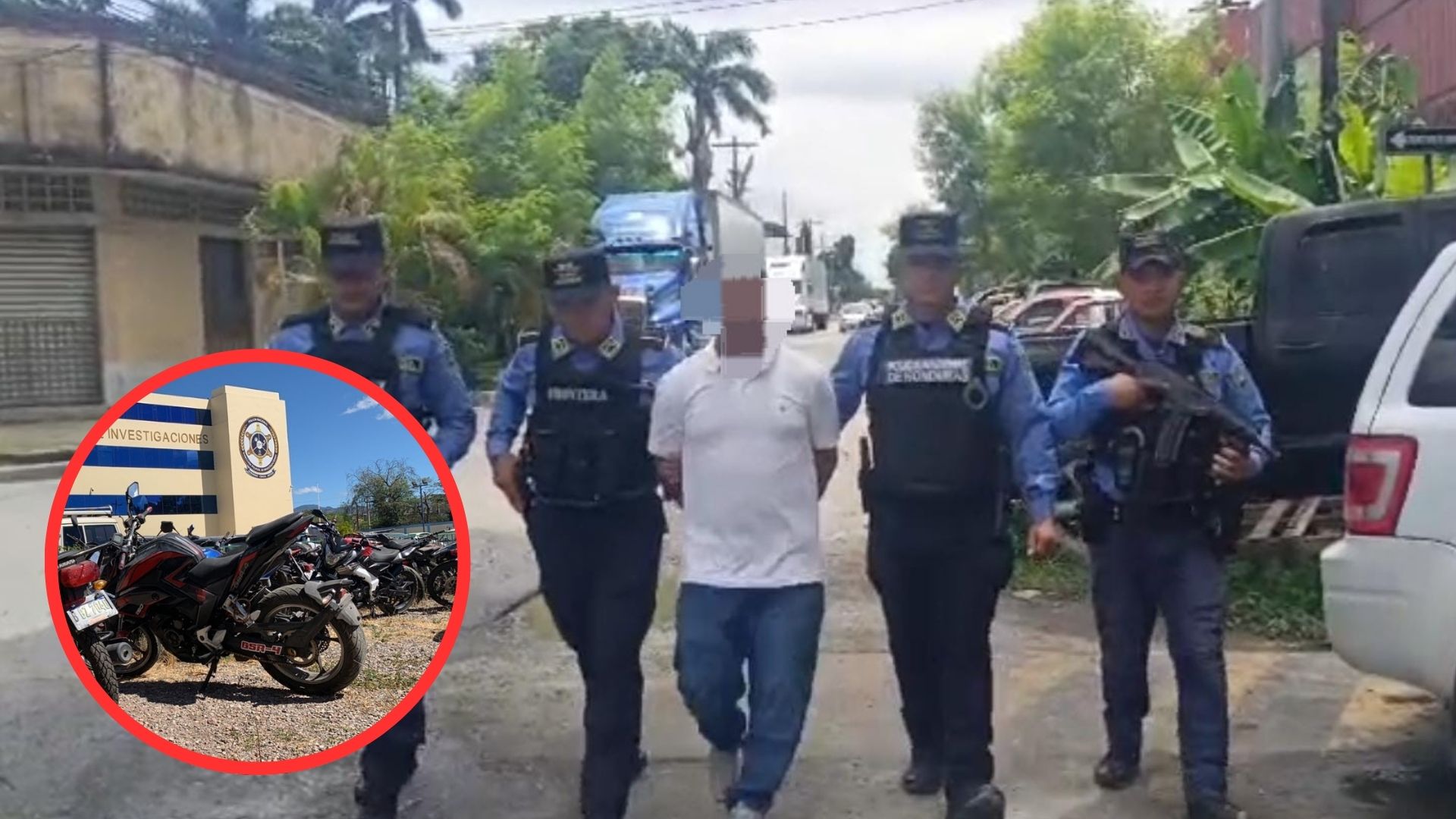 Cae hondureño que mató a una persona por robarle su motocicleta
