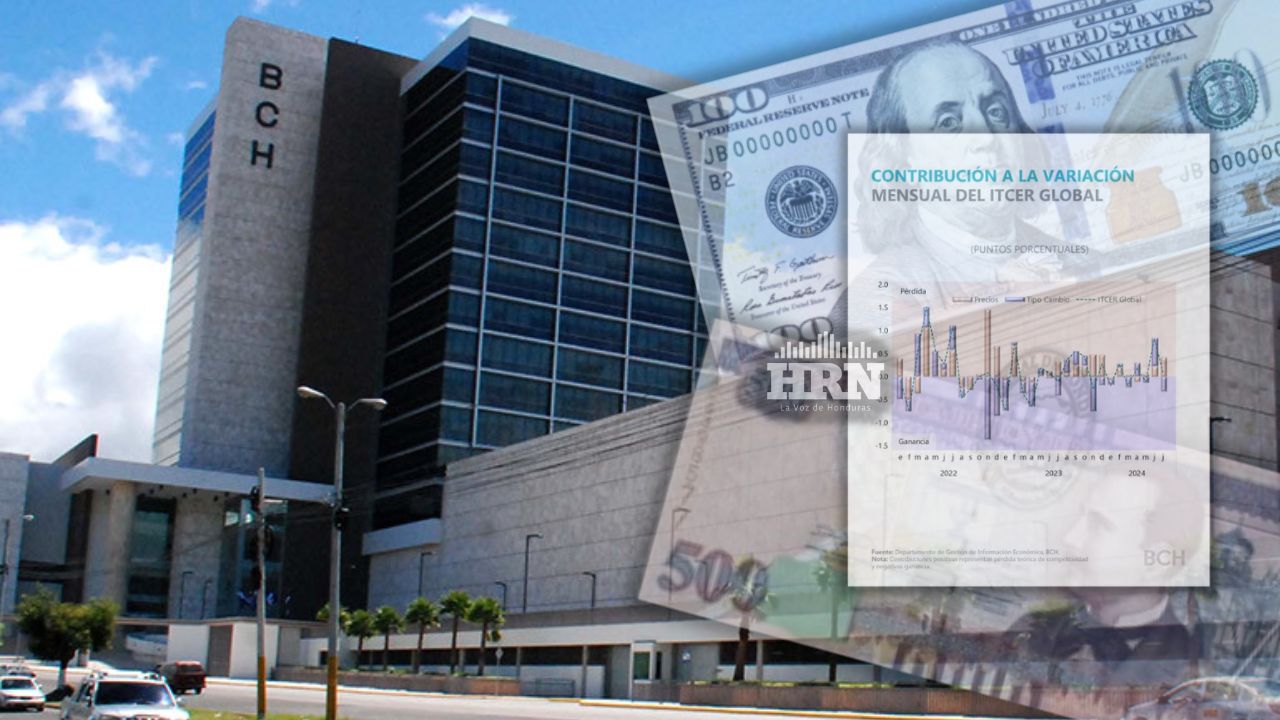 Imagen de ITCER del dólar en julio fue de 0.09 puntos menor a la anterior: BCH