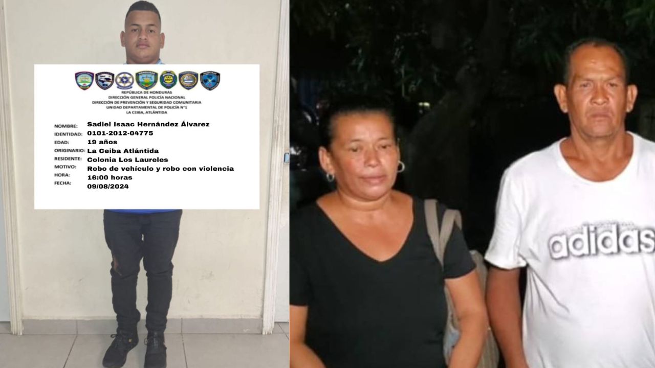 Joven de 19 años entregado por sus padres a la Policía sería cabecilla de banda de asaltantes en La Ceiba