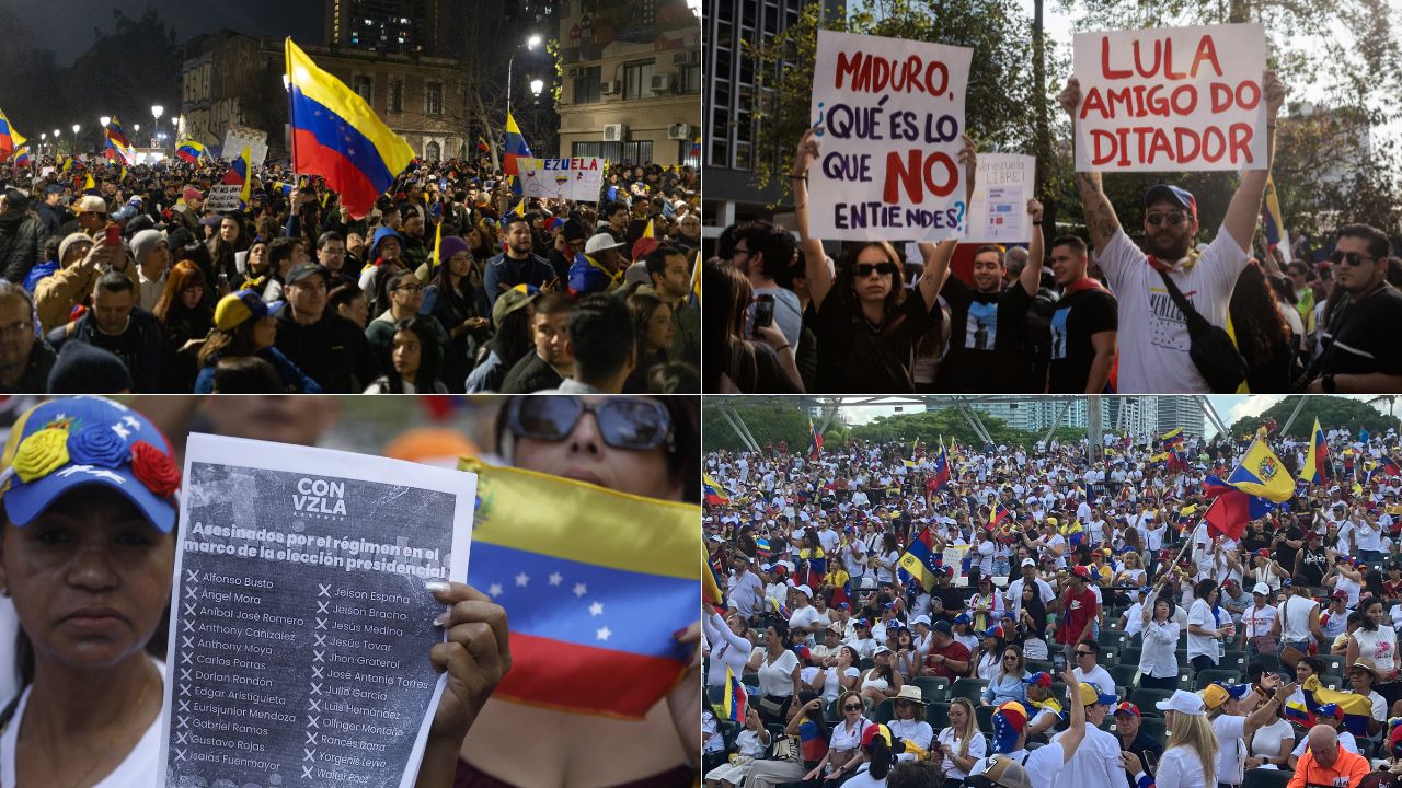 El grito de 'libertad' de miles de venezolanos retumba en diversas ciudades de América