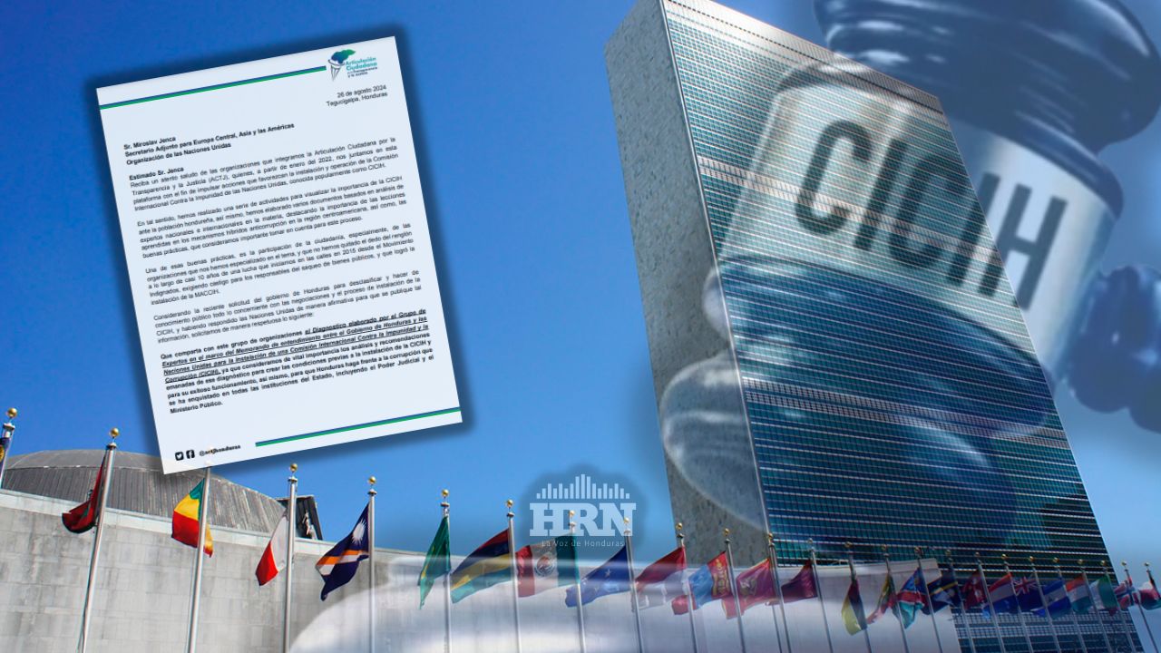 ACTJ pide a la ONU compartir diagnóstico a memorándum para la CICIH