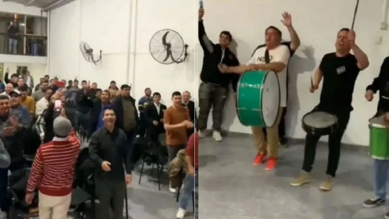 'Un minuto de silencio para el diablo que está muerto': iglesia celebra misas con cantos de fútbol