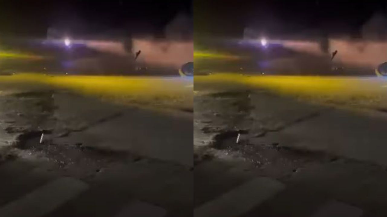 Cámara graba encontronazo vial entre motociclistas que realizaban 'piques' en carretera de El Progreso