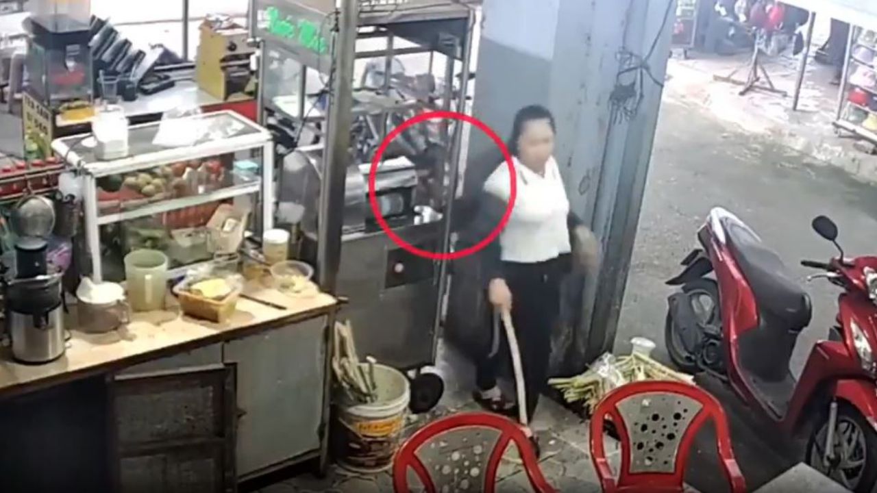 Sensible video muestra cuando mujer queda enganchada en exprimidor de caña