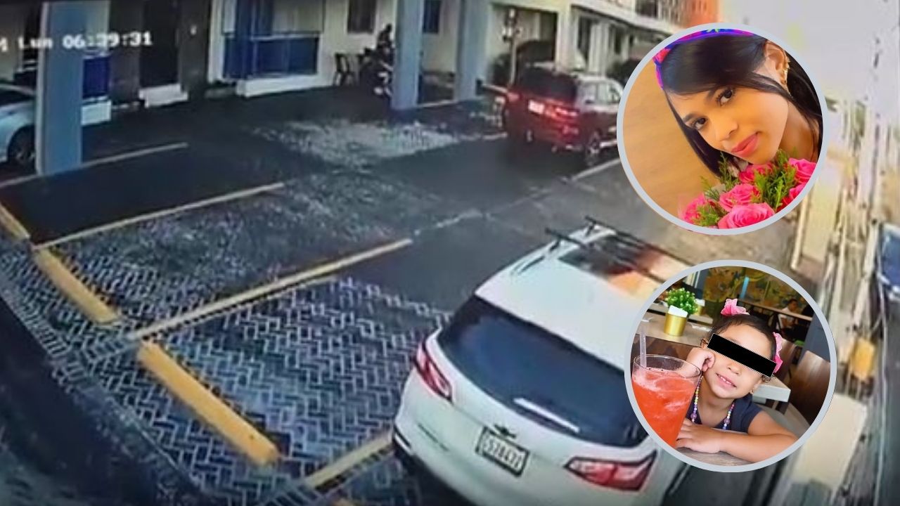 Video revela últimos instantes de vida de joven y su hija tras lanzarse de edificio
