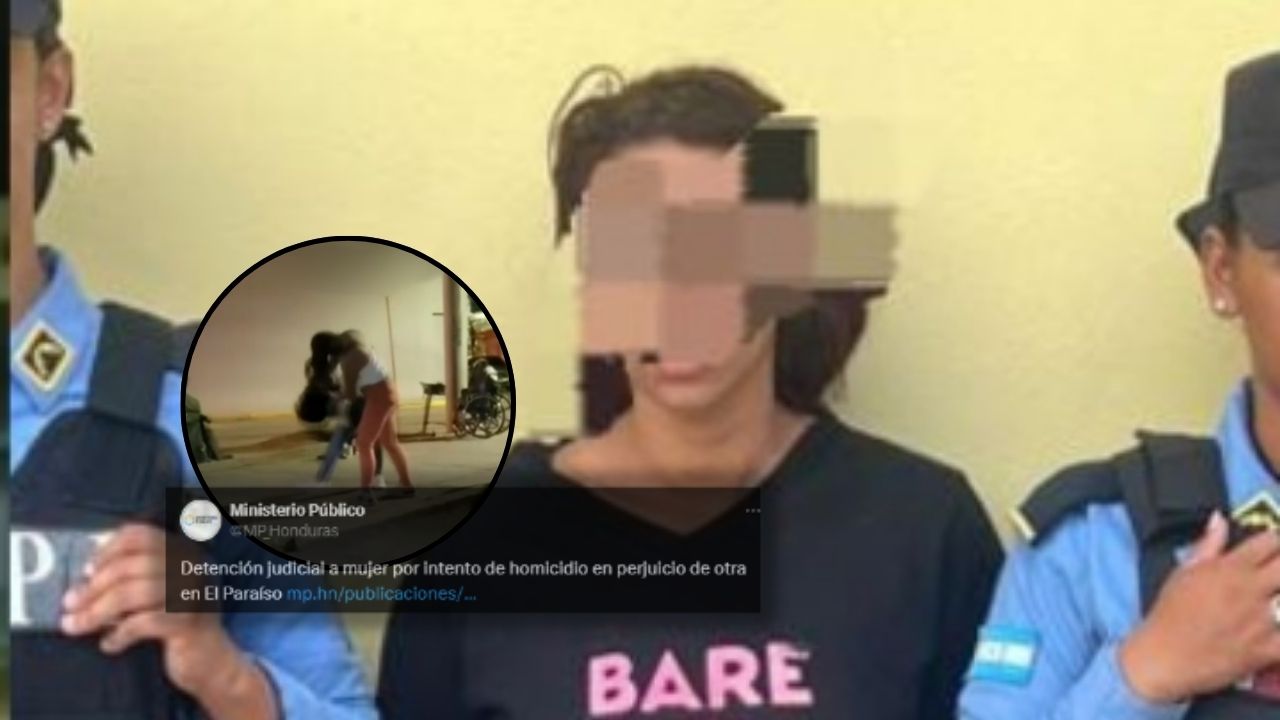 Emiten detención judicial a mujer que intentó matar a otra en El Paraíso